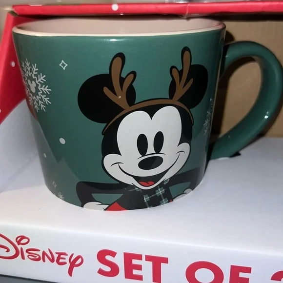 DISNEY MICKEY AND MINNIE SET OF 2 MUGS - Picture 2 of 4